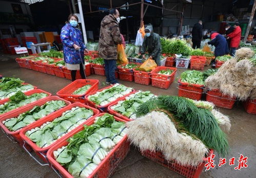 白沙洲农副产品市场物资充足 图集